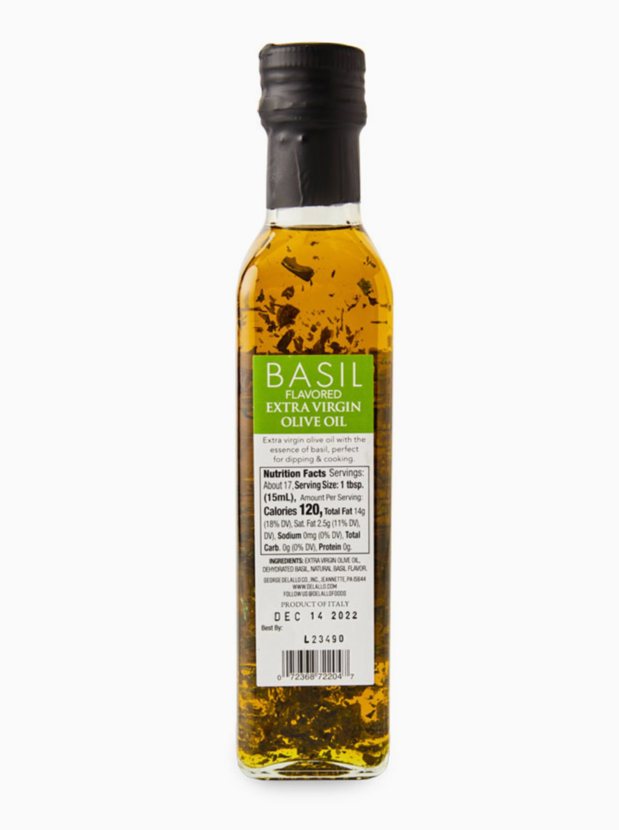 Basil Flavored Dipping Oil back 