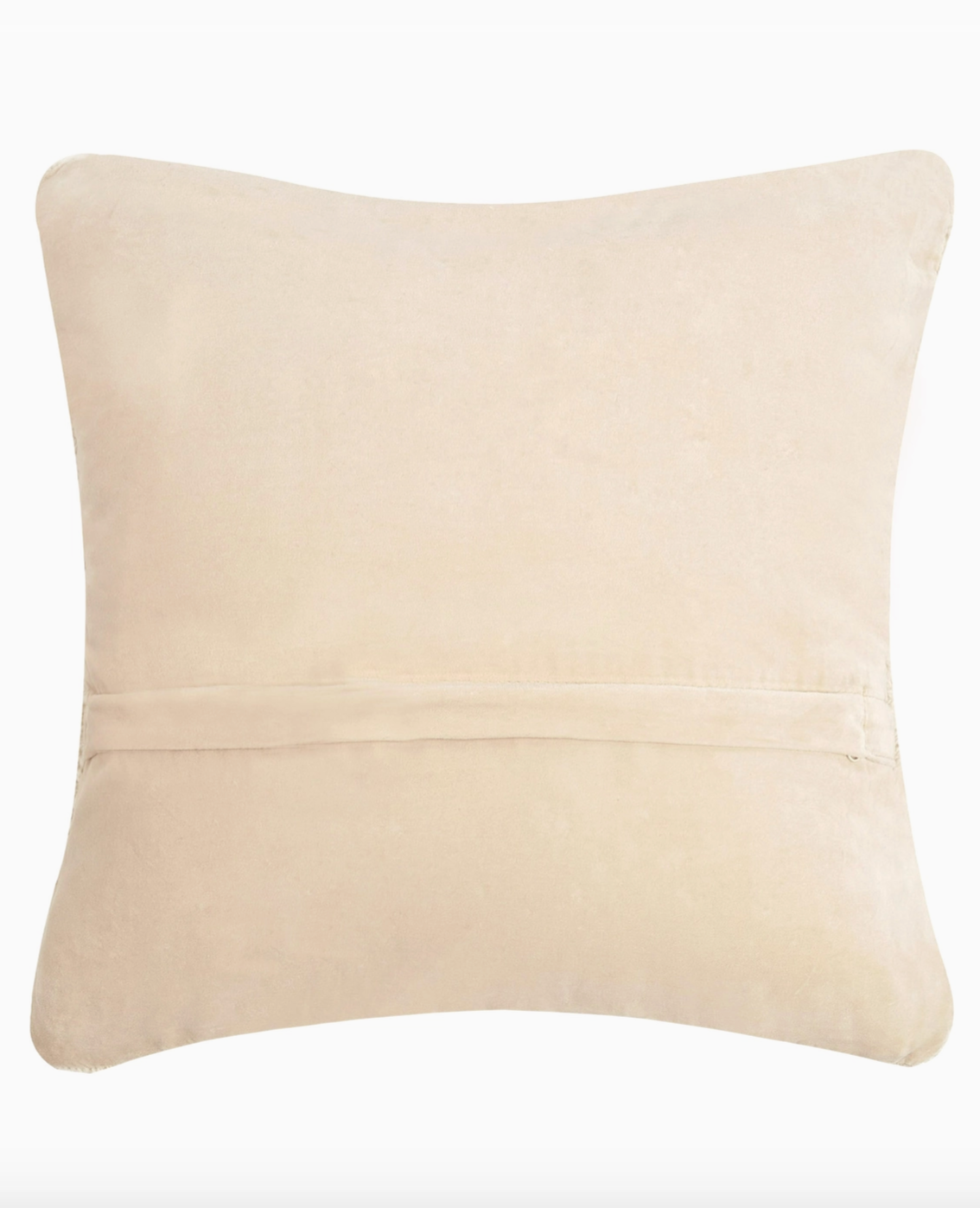 100% wool hooked accent pillow back