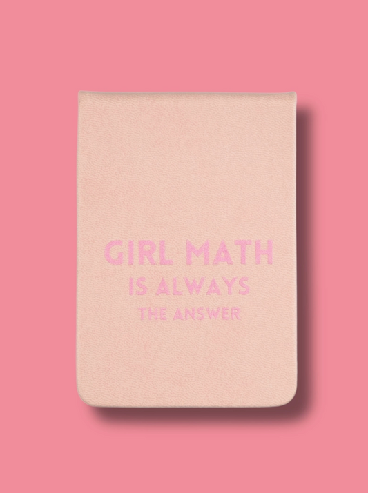 <p><span data-mce-fragment="1">PSST!! Buy this pocket journal with cash because if it doesn't affect your digital bank account it's free... And that's just girl math &lt;3 Half pages are lined and half are blank. It also comes with an elastic band to bind the notebook closed. </span></p> <p><span data-mce-fragment="1">The cover measures approximately 3"x4.25"</span></p>
