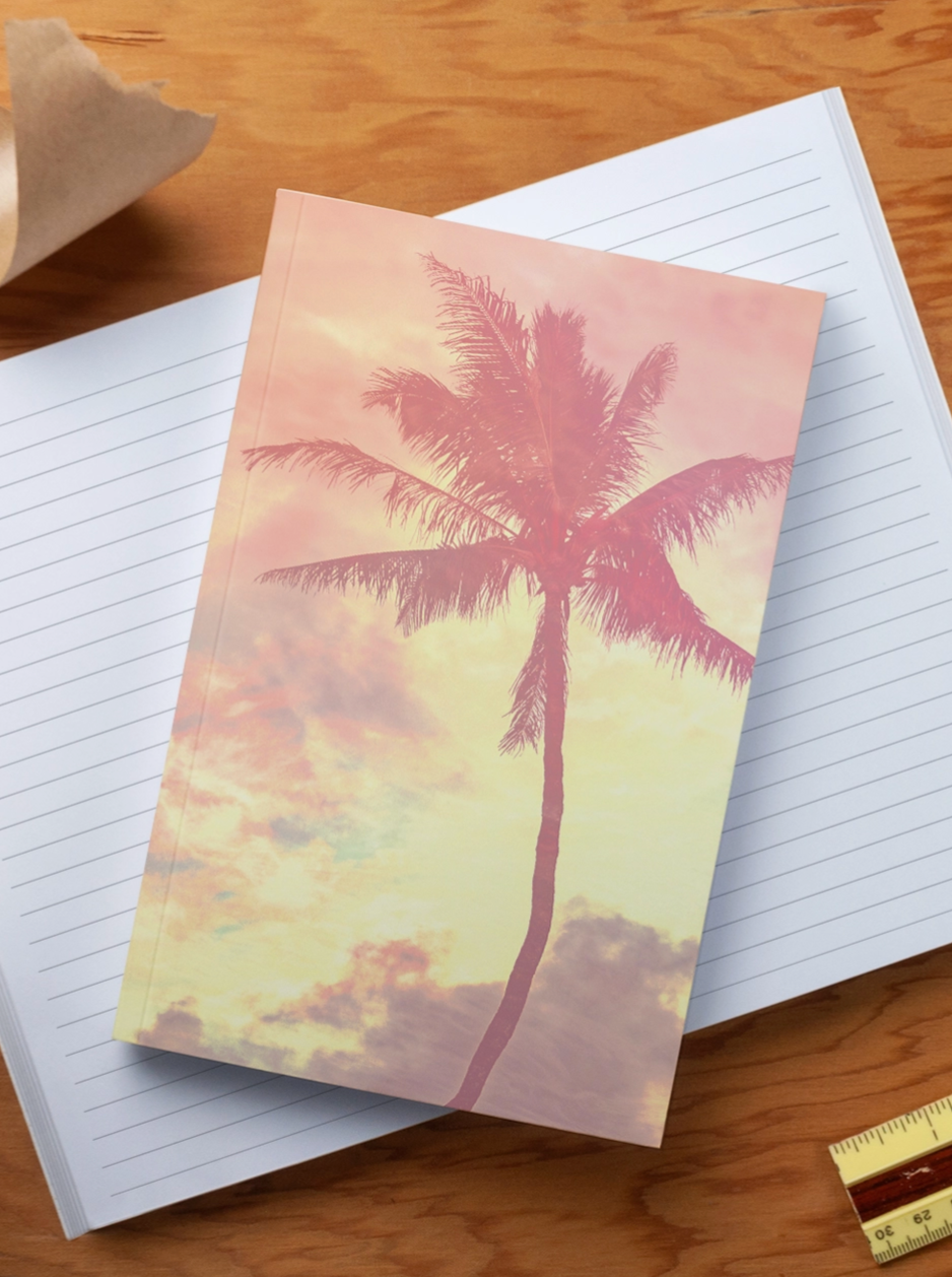 Sunset Palm Classic Layflat Notebook