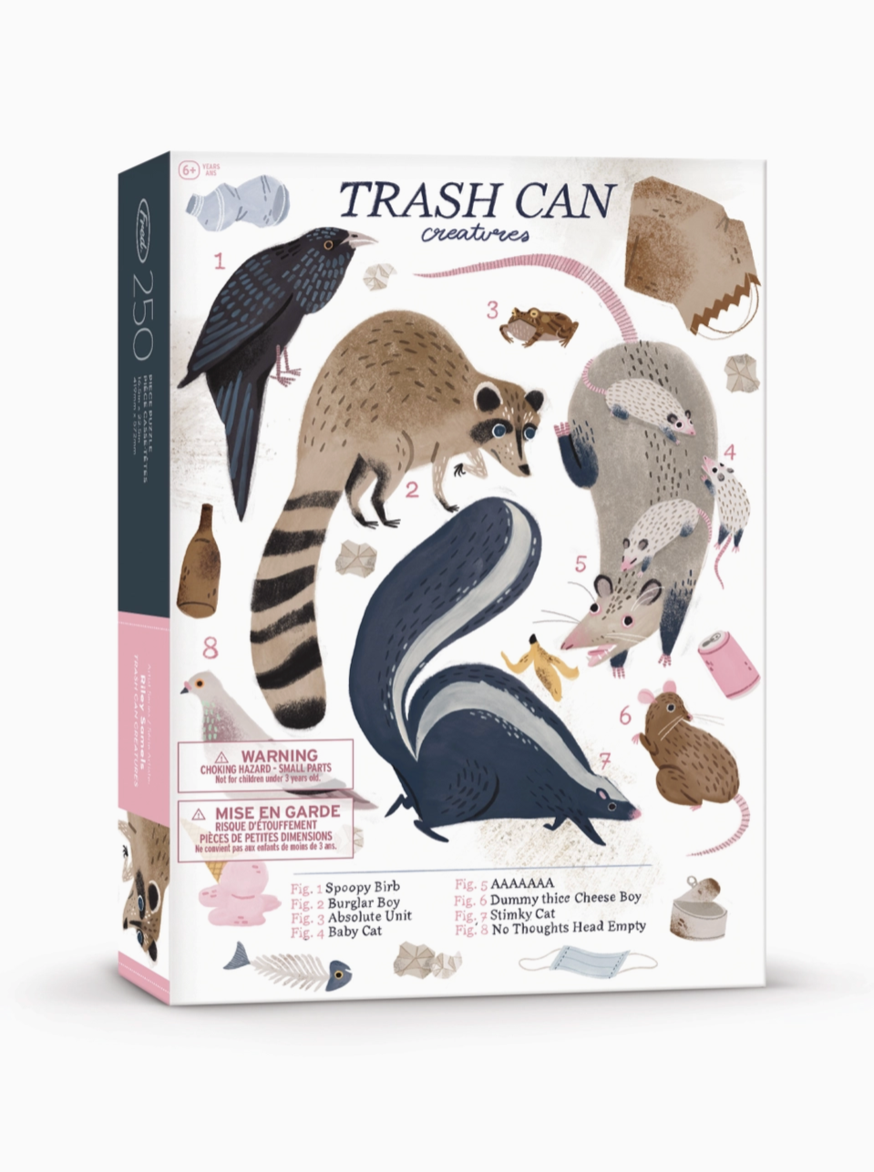 Trash Can Creatures Puzzle 250 Pc